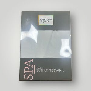 White Bath Wrap Towel New in Box